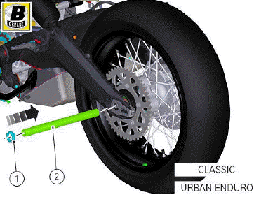 Rear wheel