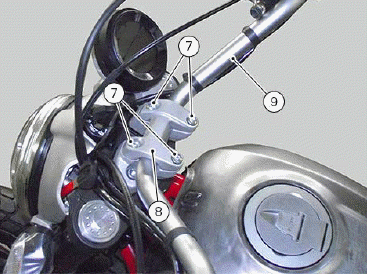 Handlebar assembly: throttle control