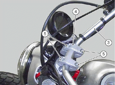 Handlebar assembly: throttle control