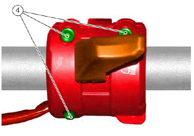 Handlebar assembly: throttle control