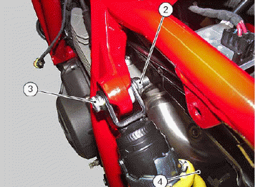 Rear shock absorber assembly