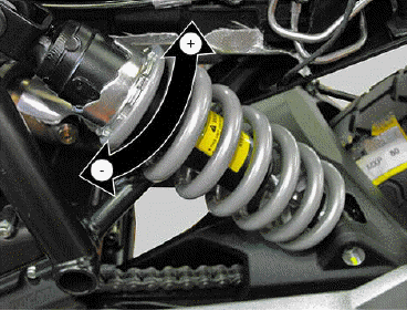 Rear shock absorber assembly