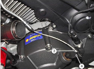 Handlebar assembly: clutch control