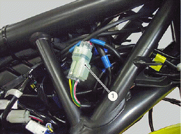 Handlebar assembly: ignition switch