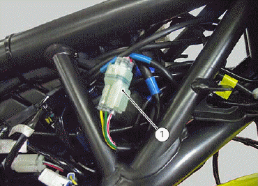 Handlebar assembly: ignition switch