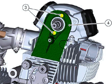 Cylinder head assembly: camshafts