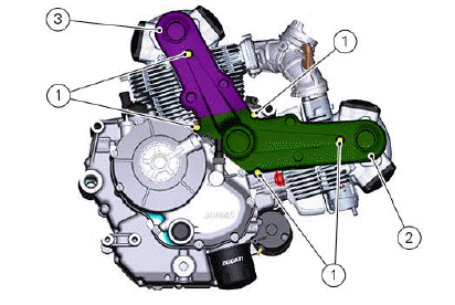 Cylinder head assembly: timing system