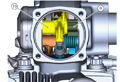 Cylinder head assembly: camshafts