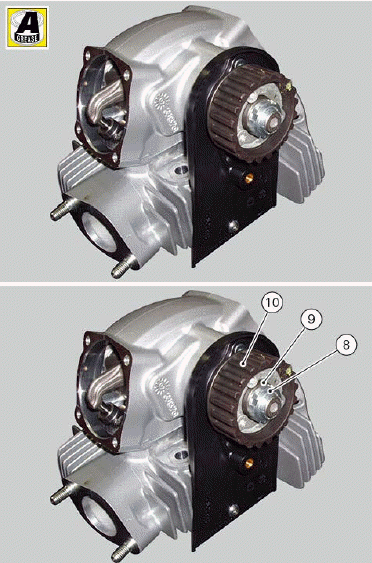 Cylinder head assembly: timing system