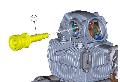 Cylinder head assembly: camshafts