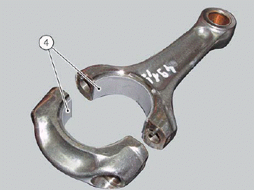 Crankcase: connecting rod assembly