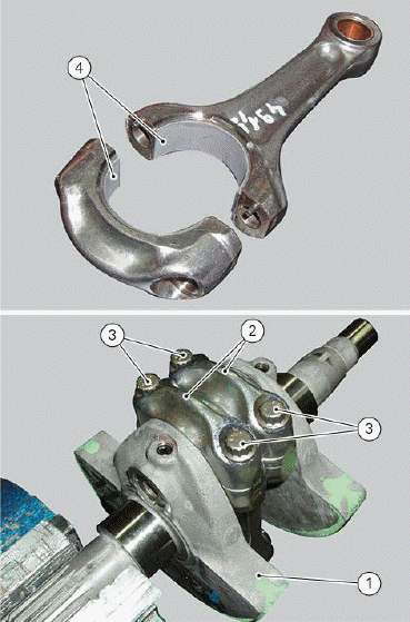 Crankcase: connecting rod assembly