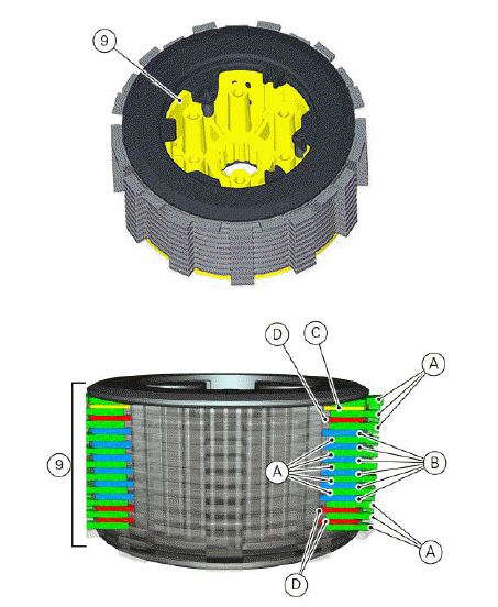 Clutch assembly: clutch