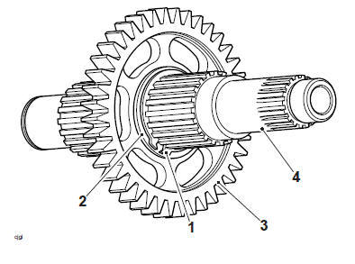 Output Shaft - Disassembly