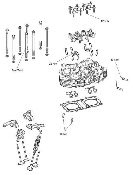 Exploded View - Cylinder Head