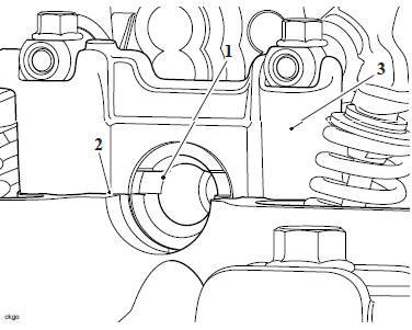 Camshaft Drive Chain Tensioner - Removal