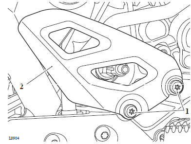 Low Oil Pressure Warning Light Switch - Removal