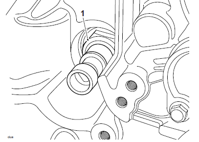 Low Oil Pressure Warning Light Switch - Removal