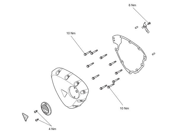 Exploded View - Alternator Cover