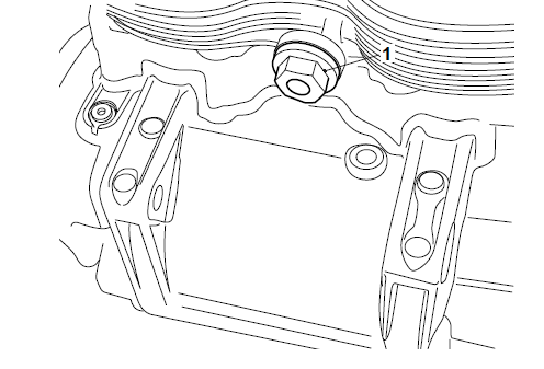 Camshaft Drive Chain Tensioner - Removal