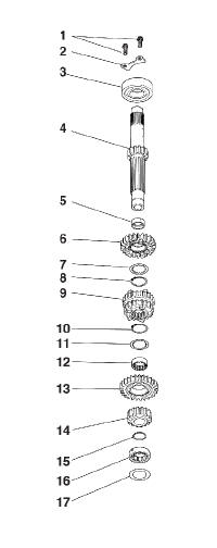 Exploded View - Input Shaft