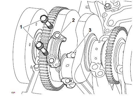 Front Balancer Shaft - Removal