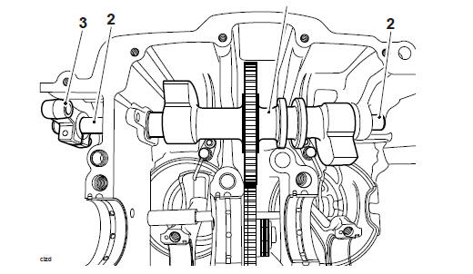 Front Balancer Shaft - Removal