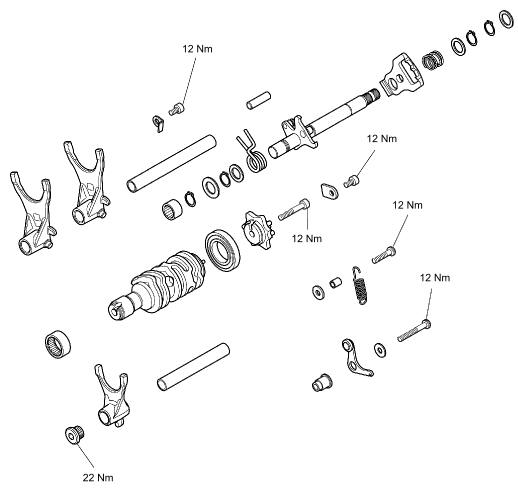 Exploded View - Gear Selector
