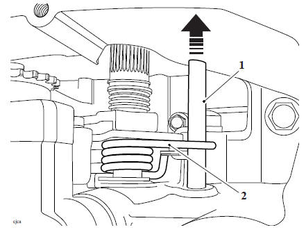 Gear Change Shaft - Removal