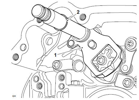 Gear Change Shaft - Removal