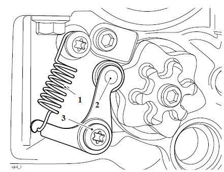 Gear Change Detent Wheel - Installation