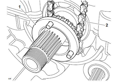 Oil and Water Pump - Removal