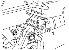 Rear Suspension Compression Damping Adjustment - Thruxton R Only