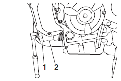 To change the engine oil (with or without oil filter cartridge replacement)