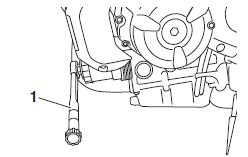 To change the engine oil (with or without oil filter cartridge replacement)