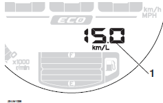 Instantaneous fuel consumption