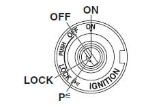 Main switch/steering lock