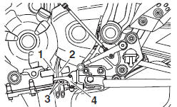 Fuel tank breather hose and overflow hose