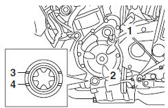 To check the engine oil level