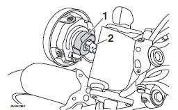 Replacing the headlight bulb