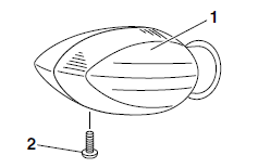 Replacing a turn signal light bulb